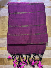 Cotton
Saree with Jari Stripes