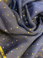 Handwoven Silk Saree with Sequin Work