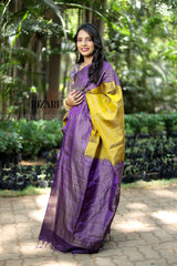 Olive shade Kanjivaram Hand Woven Pure Silk
