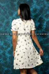 Button Down Dress - Printed