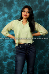 Crop Top with Delicate embroidery