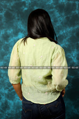 Crop Top with Delicate embroidery