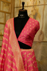 Pink Banarasi Saree