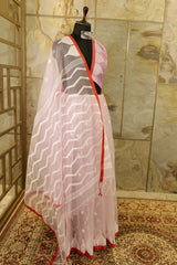 Exclusive Jamdani Pink Saree