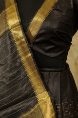 Kota Viscose  Black Saree