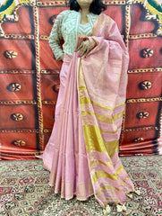 Linen Tissue Saree