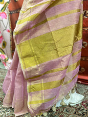 Linen Tissue Saree