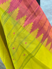 Olive Colour Cotton Saree