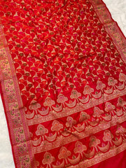 Semi Katan Banarasi Saree