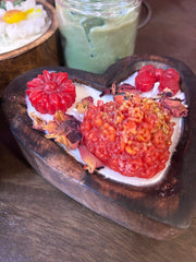 Bloom of Heart — Wooden Heart Candle