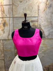 Exclusive Short Sleeves Design Blouse - Pink
