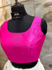 Exclusive Short Sleeves Design Blouse - Pink