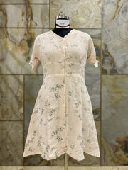 Button Down Dress - Printed