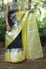 Black Organza Saree