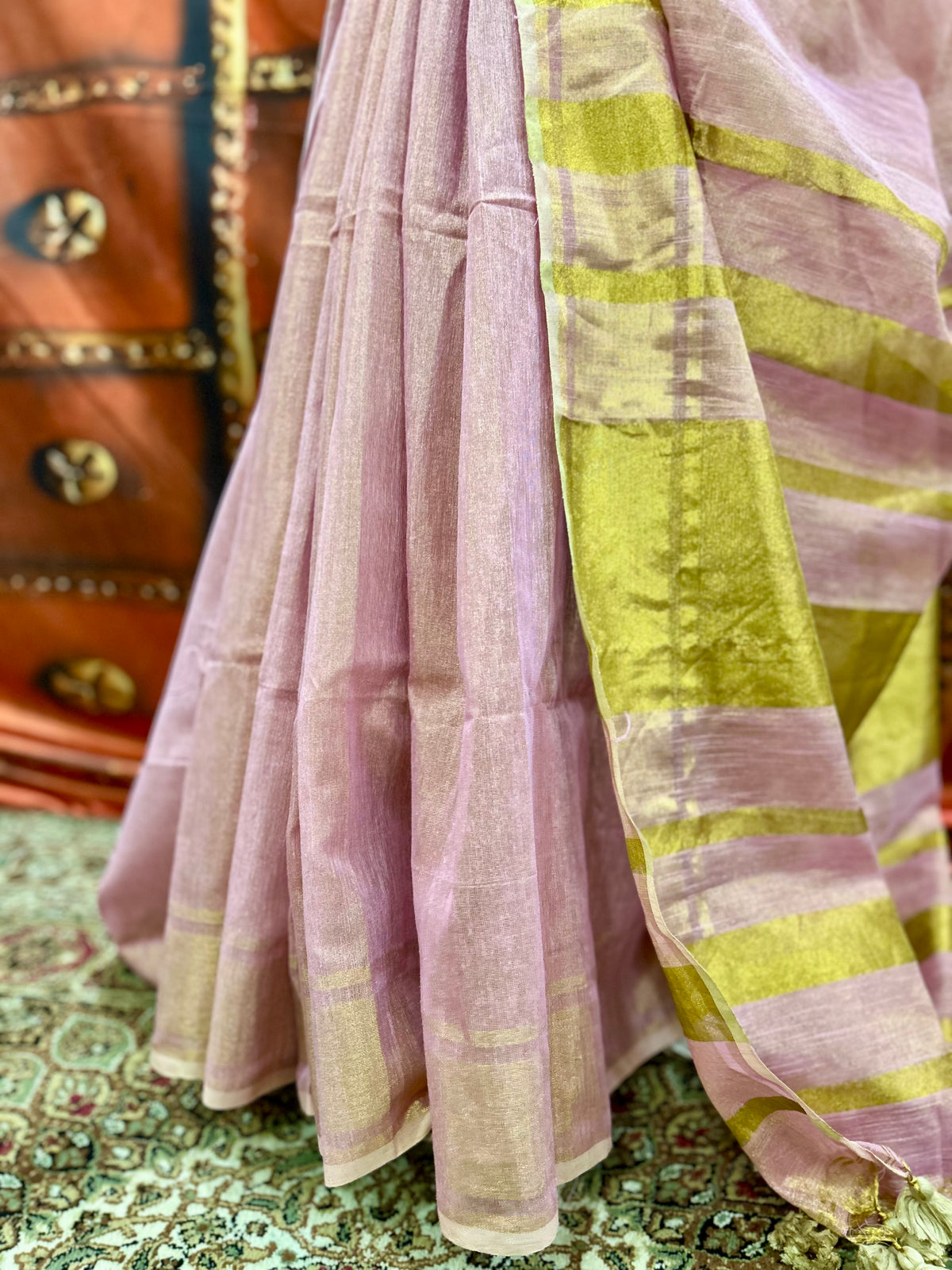 Linen Tissue Saree