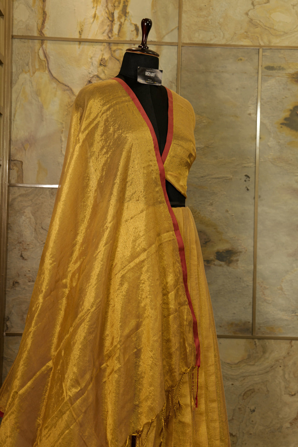 Gold Tissue Saree