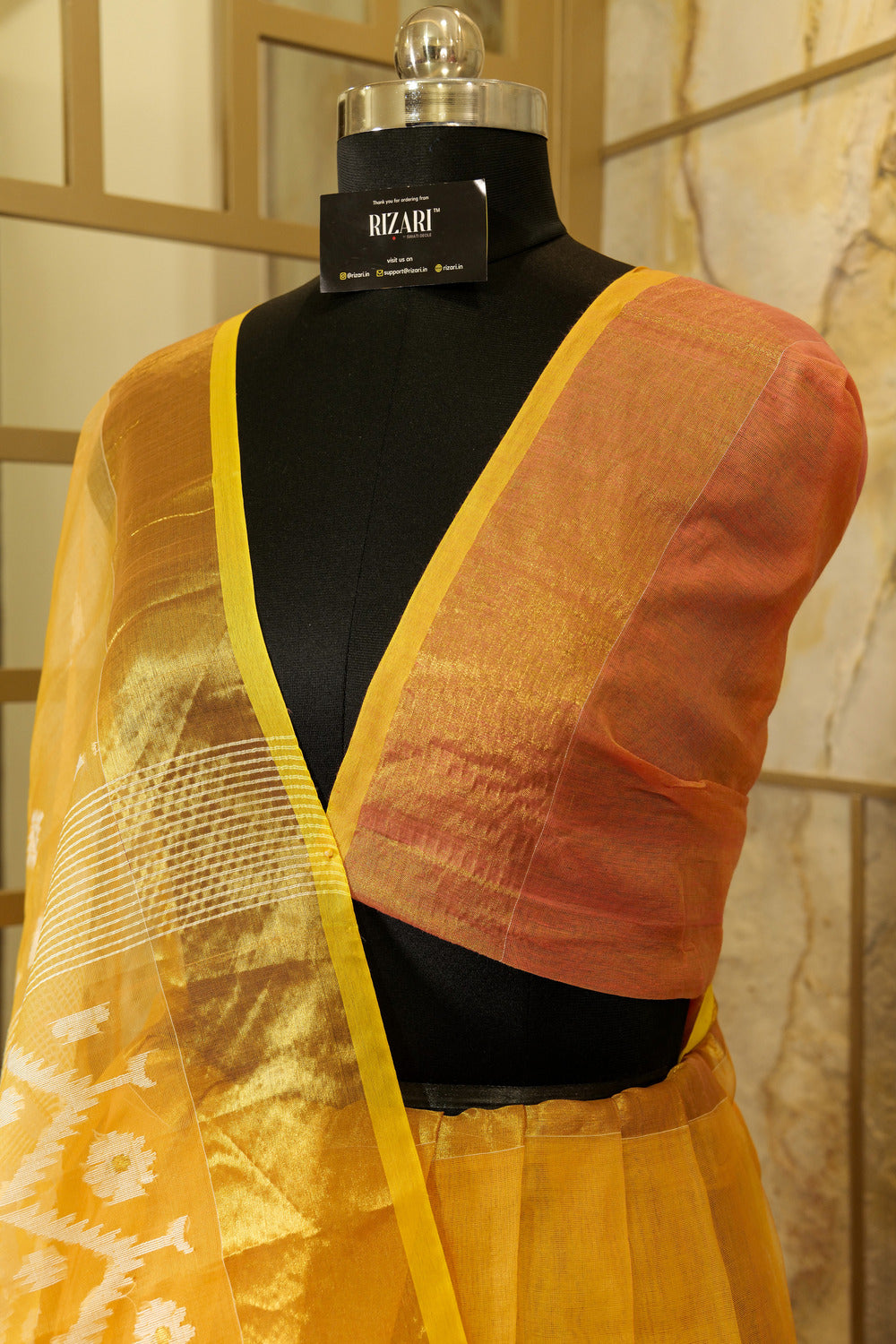 Amber Exclusive Handwoven Benarasi Jamdani Saree