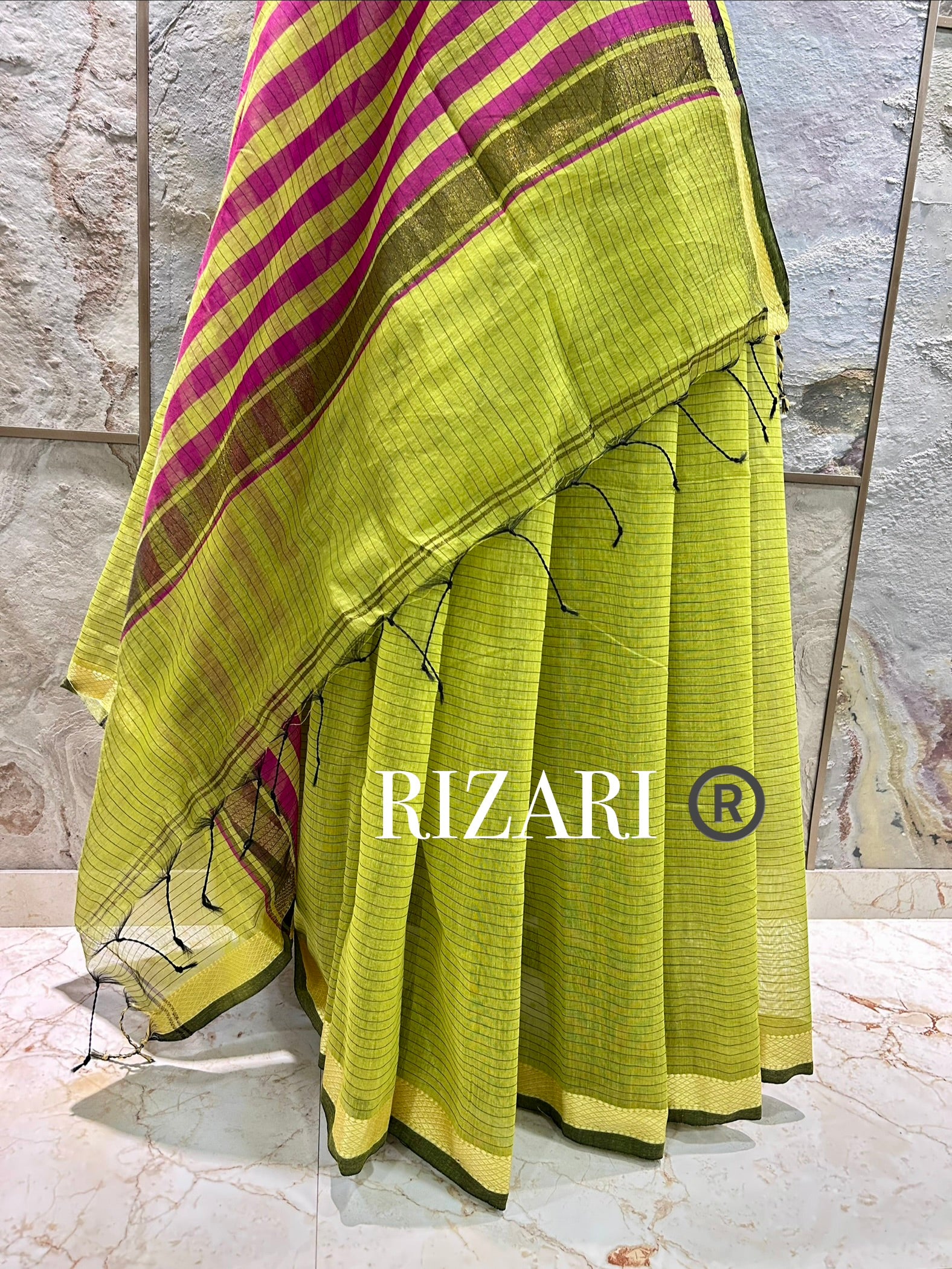 Cotton Maheshwari Saree
