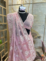 Soft Organza Party wear Sarees