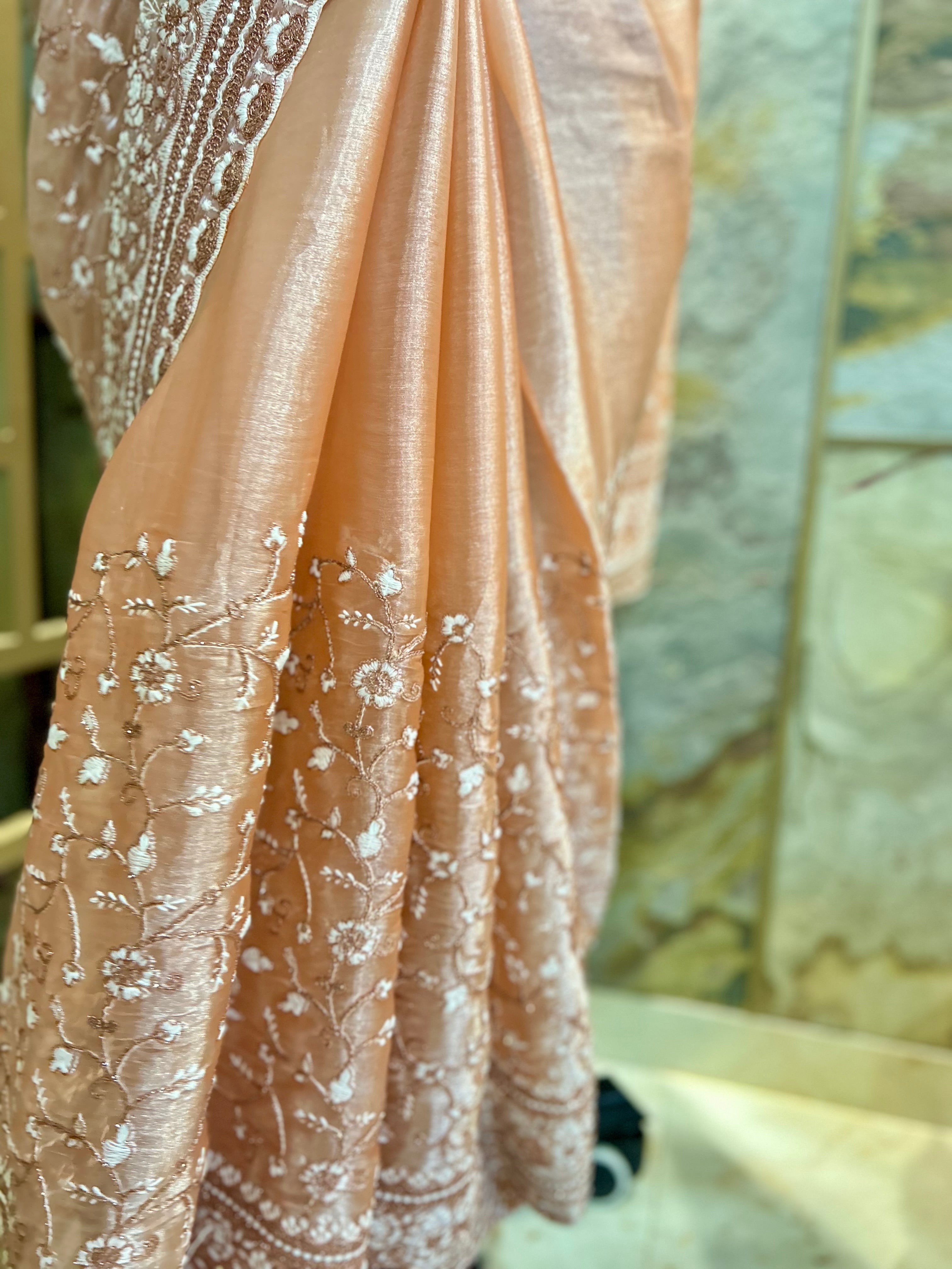 Soft Organza Party wear Sarees