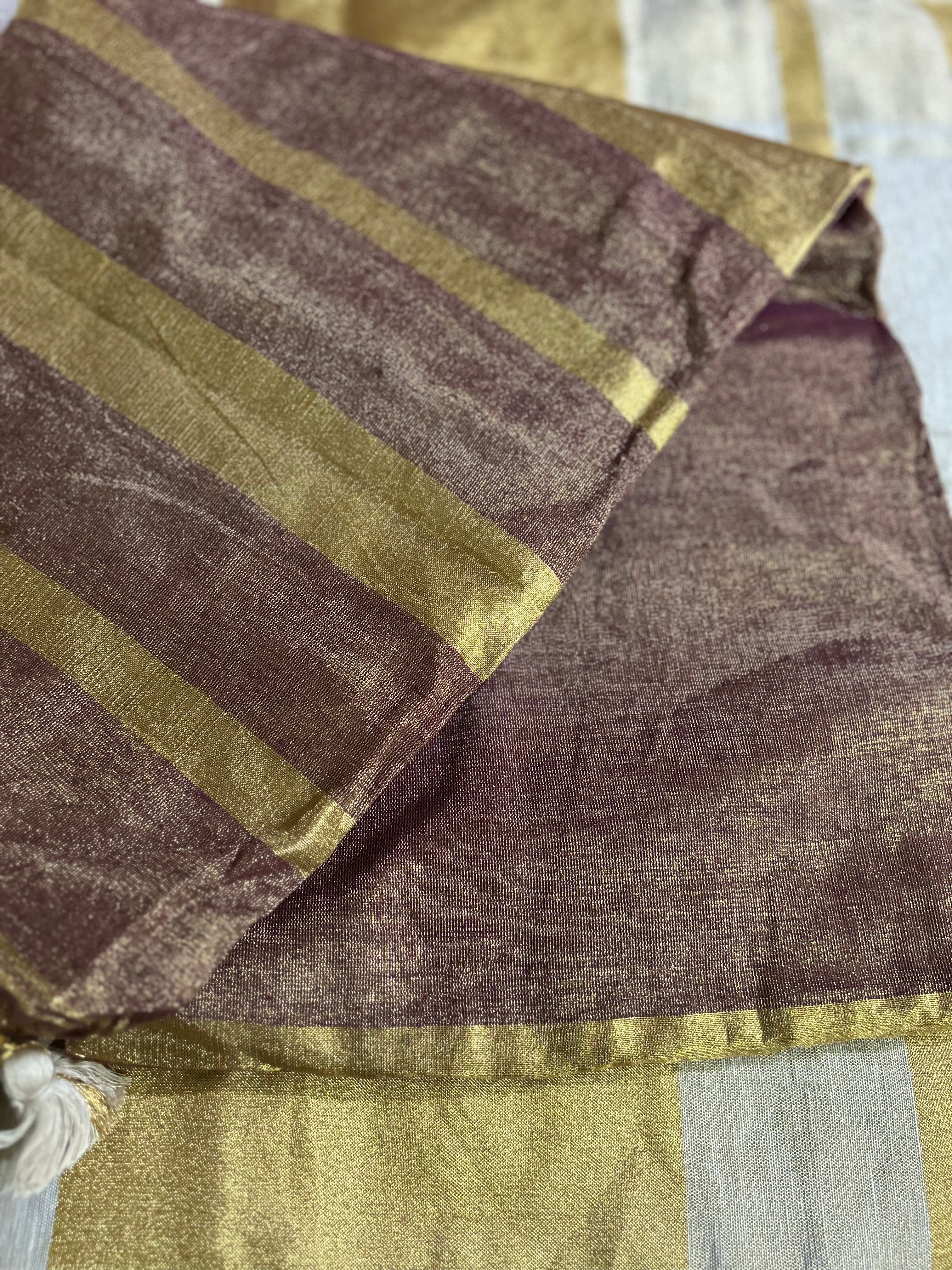 Linen Tissue Saree