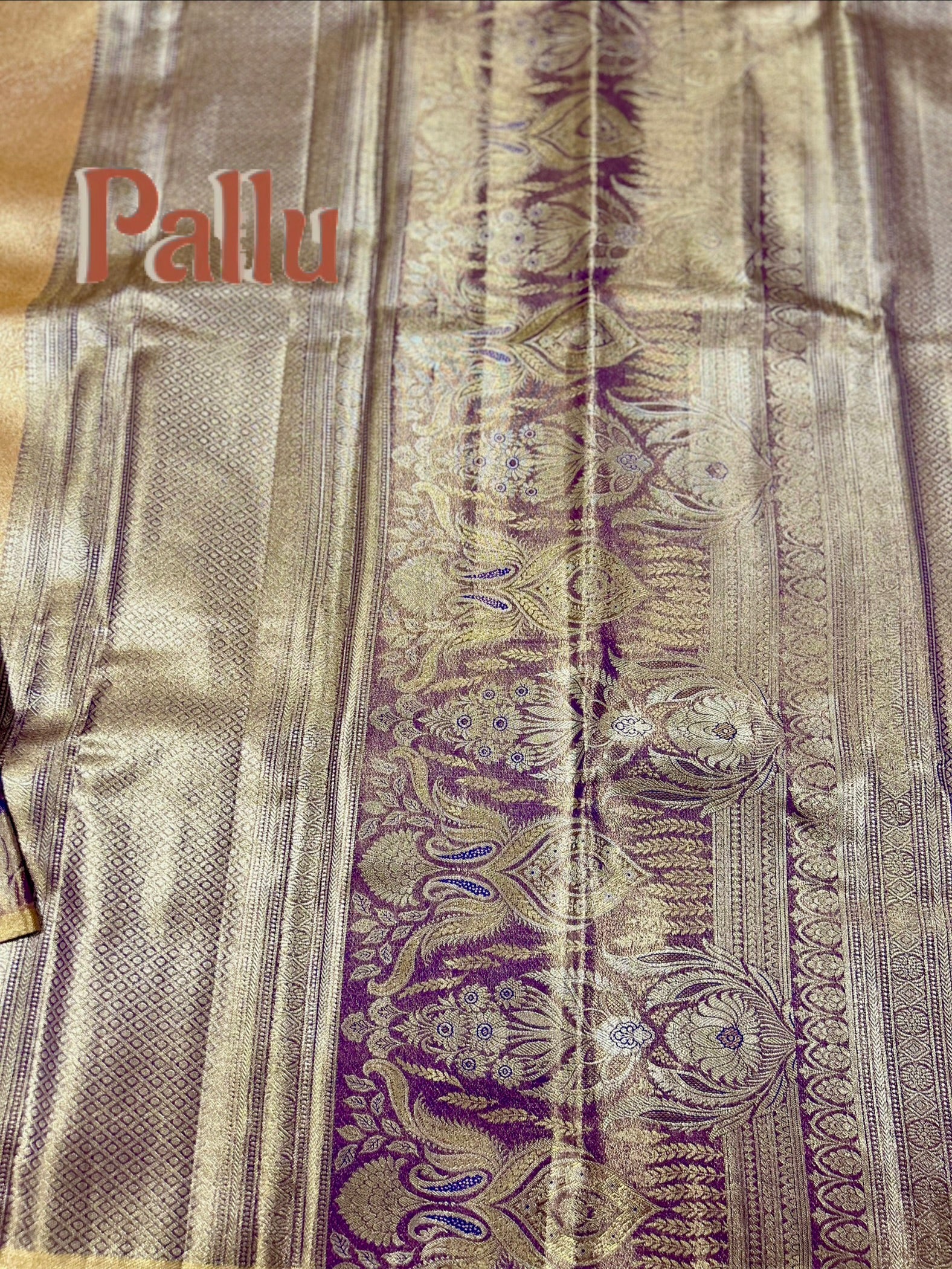Soft Silk Saree in Peach Colour with Motif