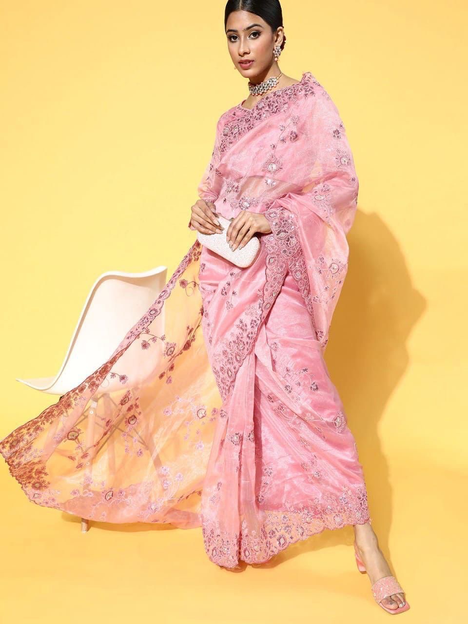 Party Wear Sarees Georgette