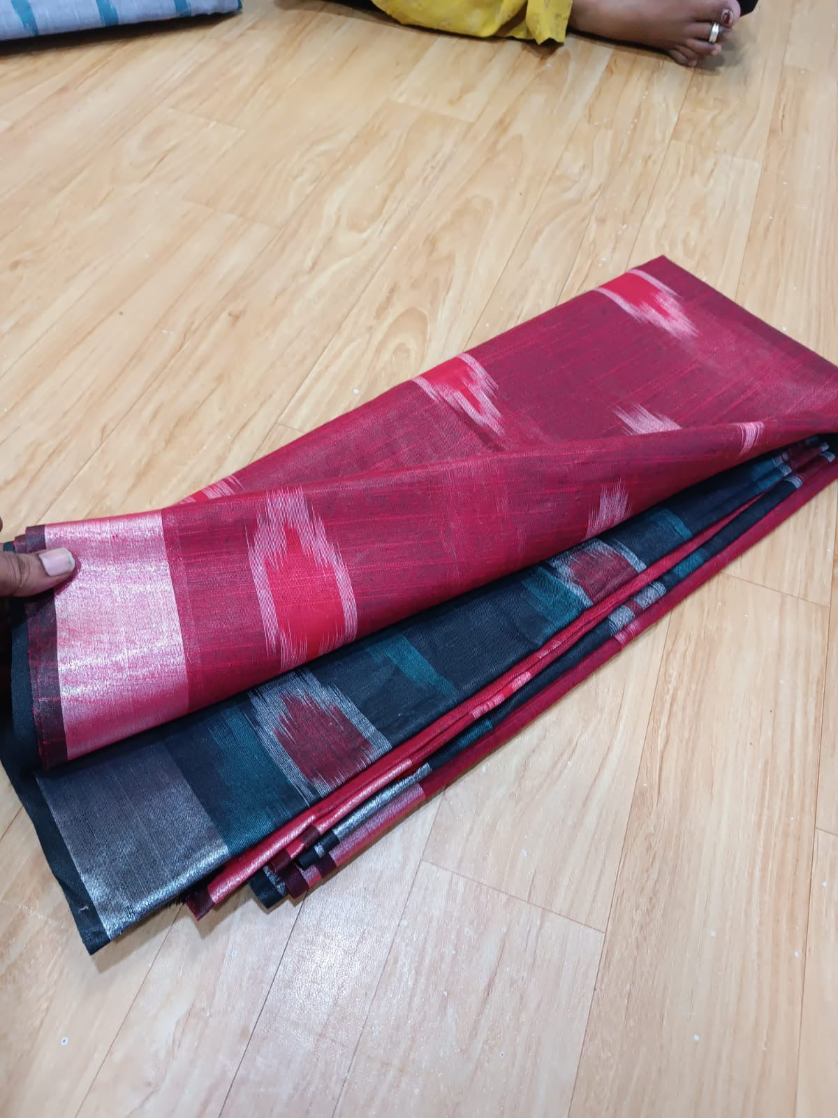 Handloom Ikat Cotton Sarees