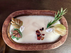 Serene Garden — Wooden Tub Candle