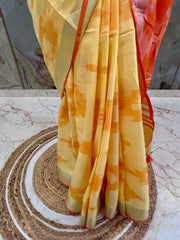 Handloom Ikat Cotton Sarees