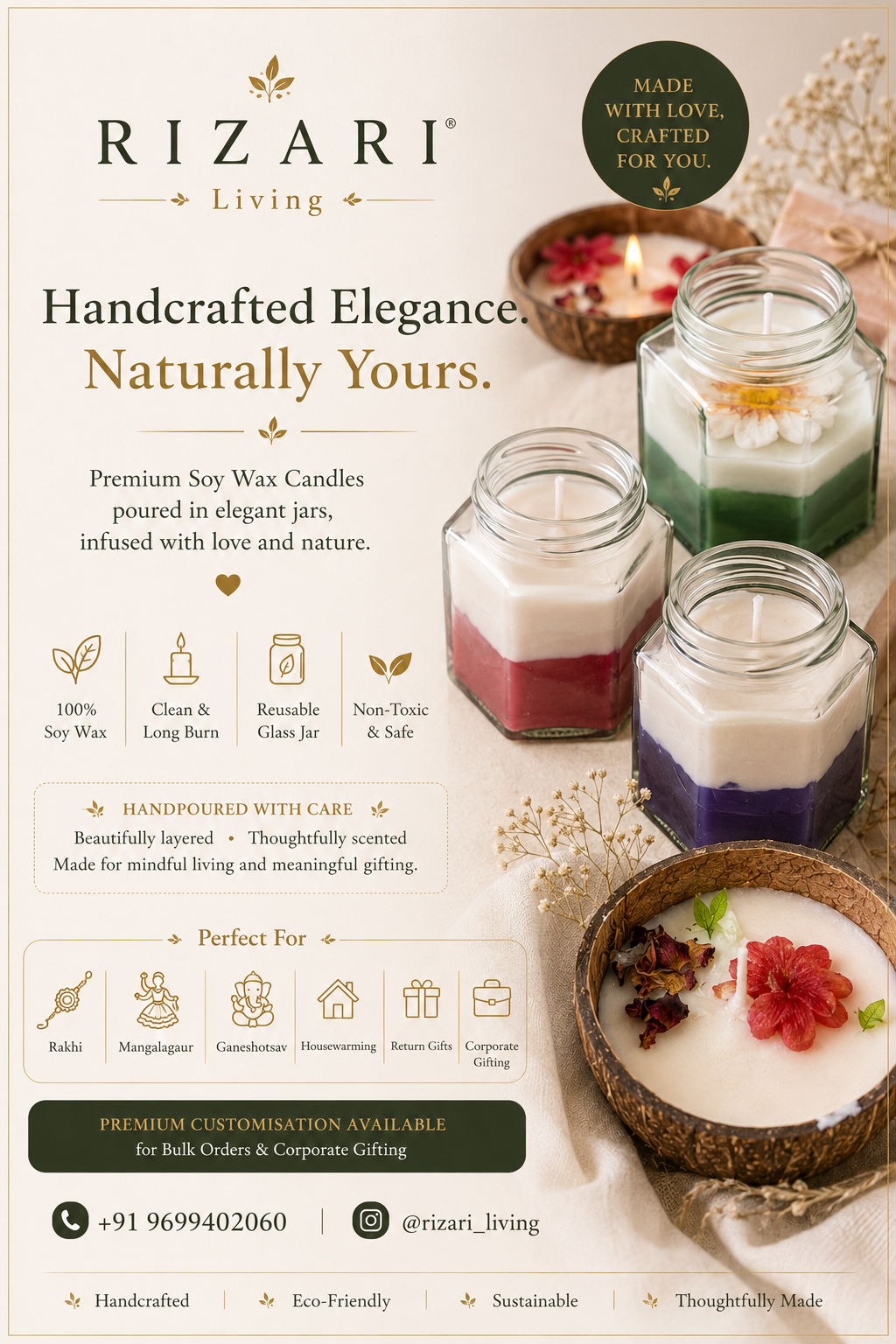 Artisan Candles THE HOME FRAGRANCE COLLECTION