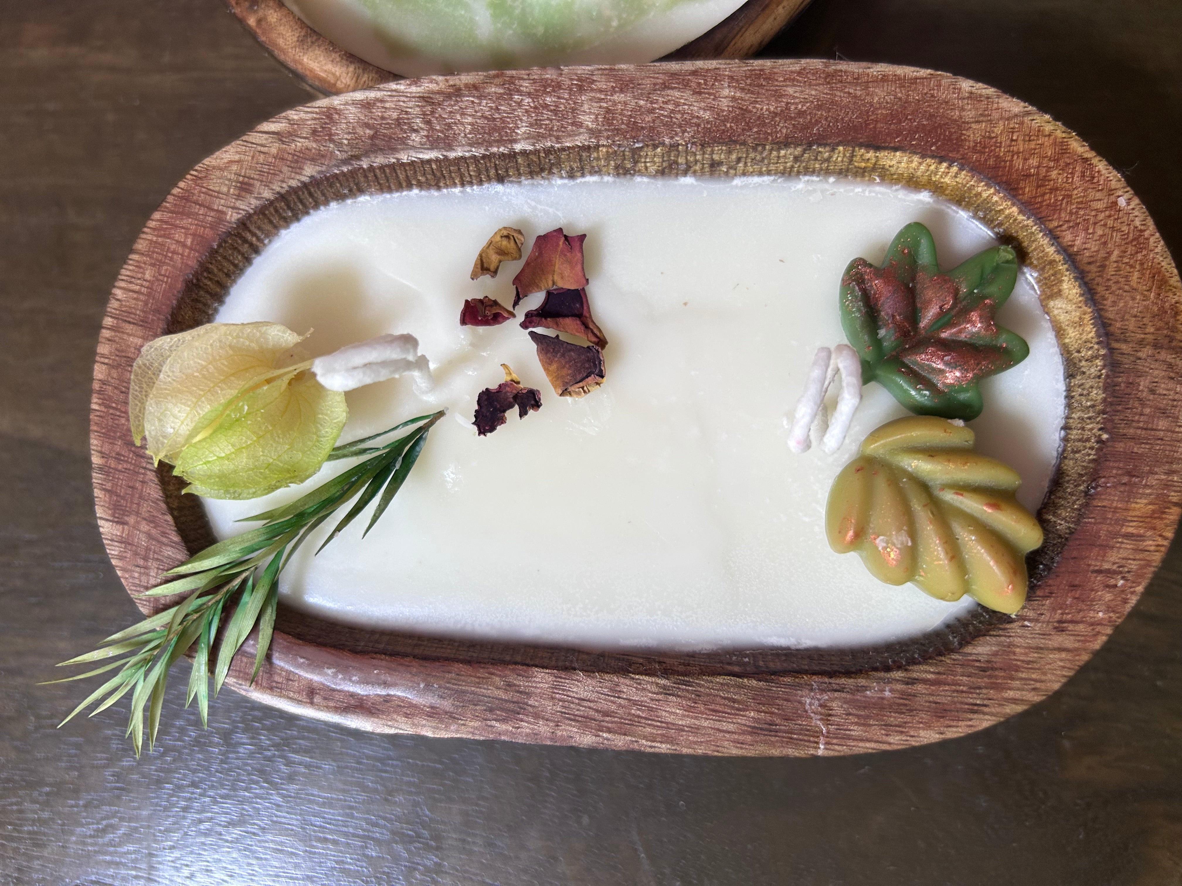 Serene Garden — Wooden Tub Candle