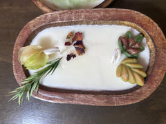 Serene Garden — Wooden Tub Candle