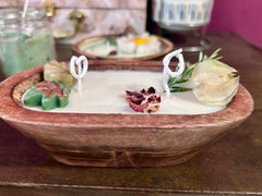Serene Garden — Wooden Tub Candle