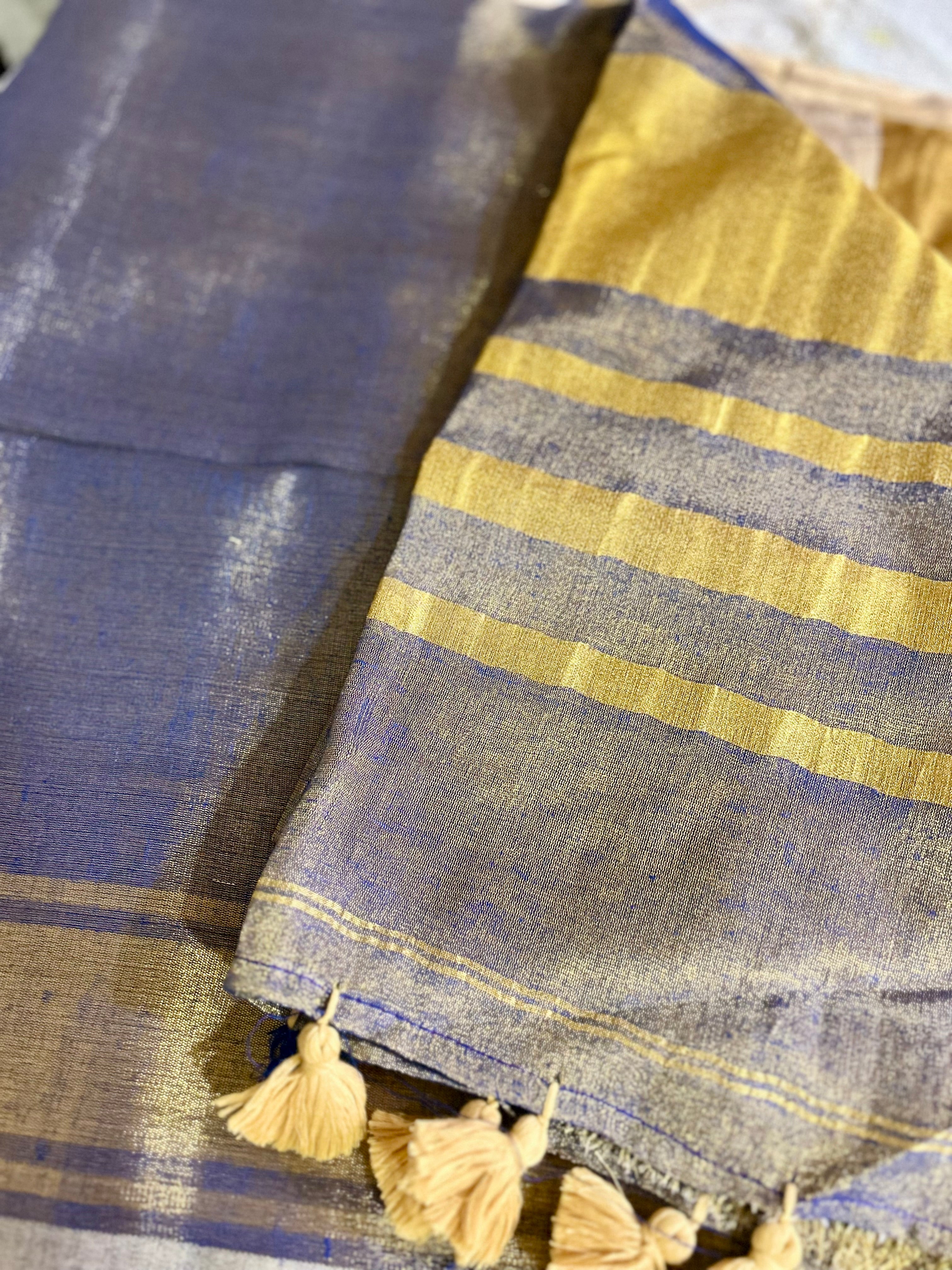 Linen Tissue Saree