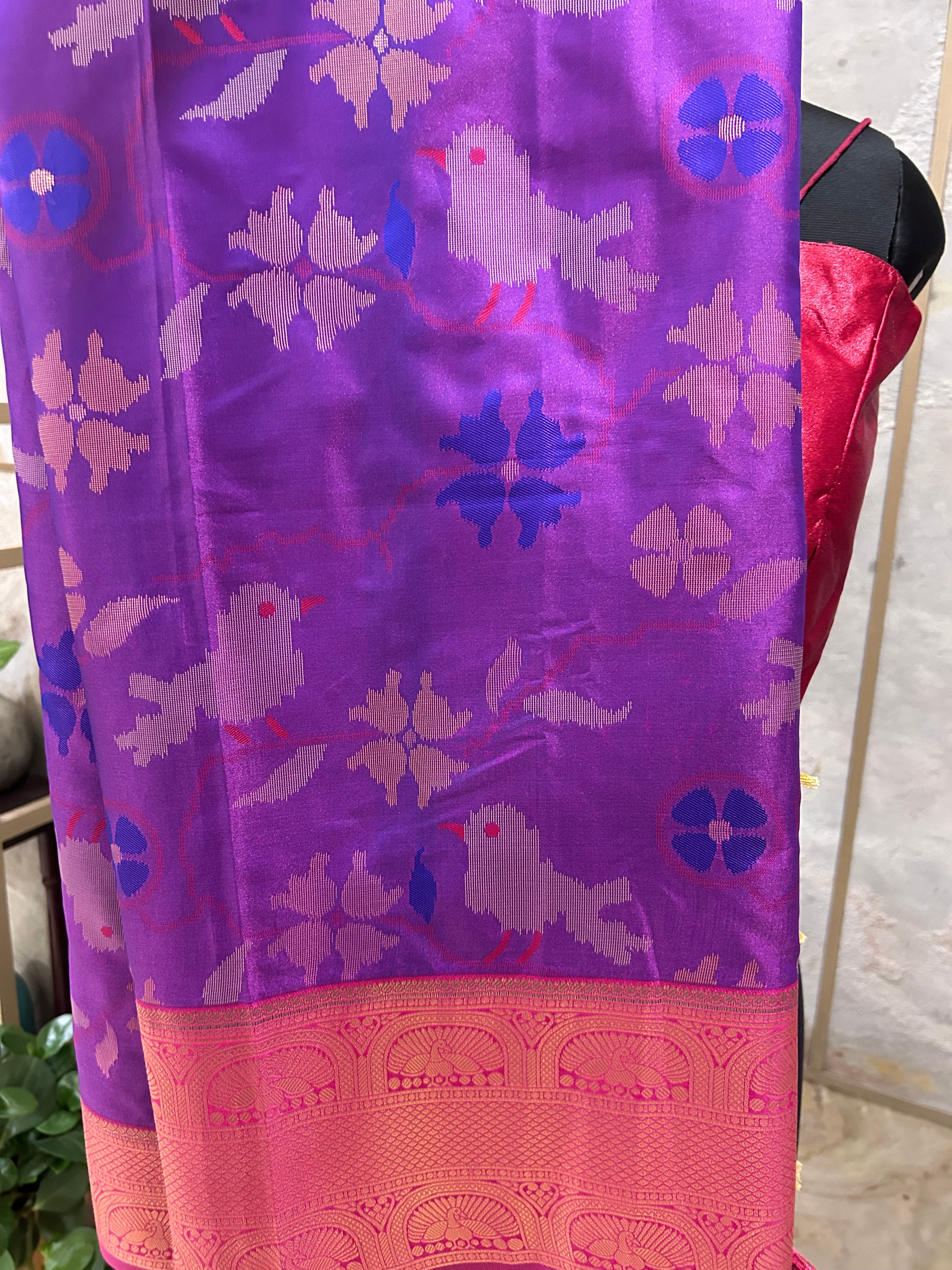 Paithani Design Soft Silk Sarees