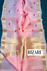 Kora Silk Handloom Banarasi Saree