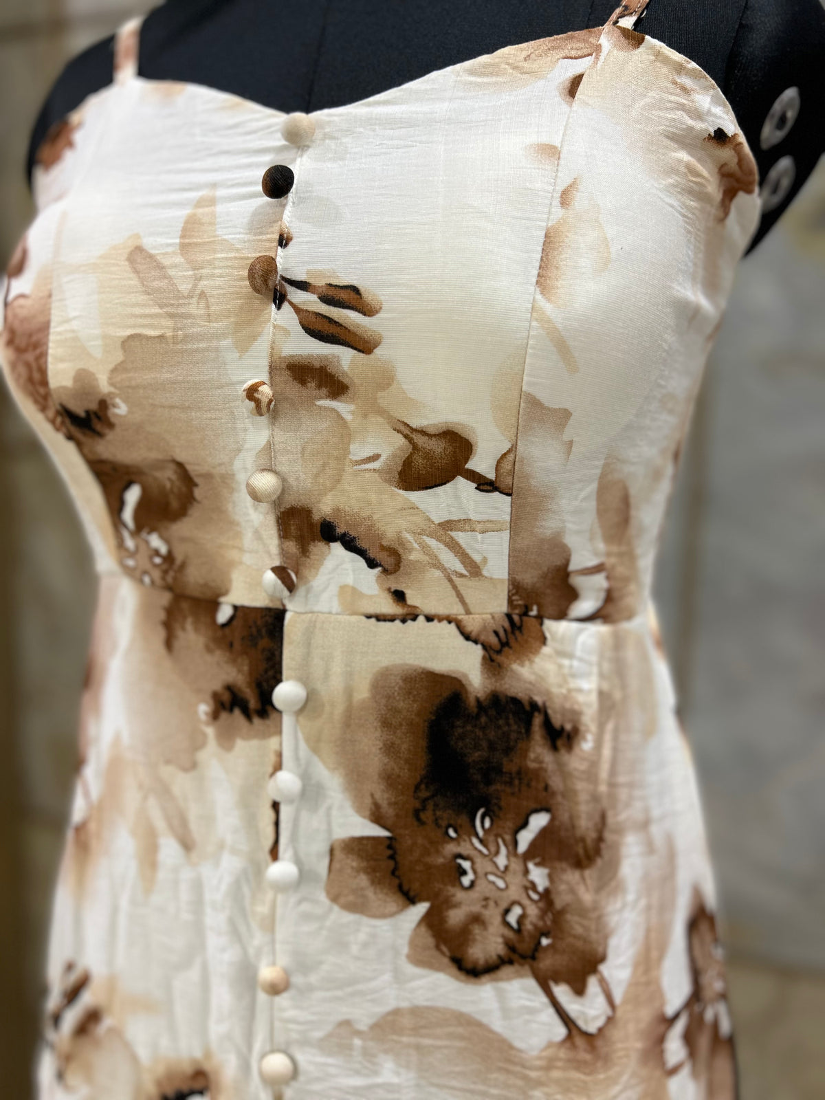 Floral Fit and Flare Midi Dress